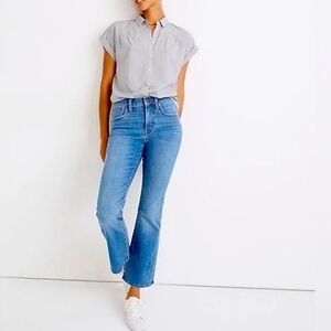 Madewell Womens High Rise Cali Demi Boot Jeans - size 26
